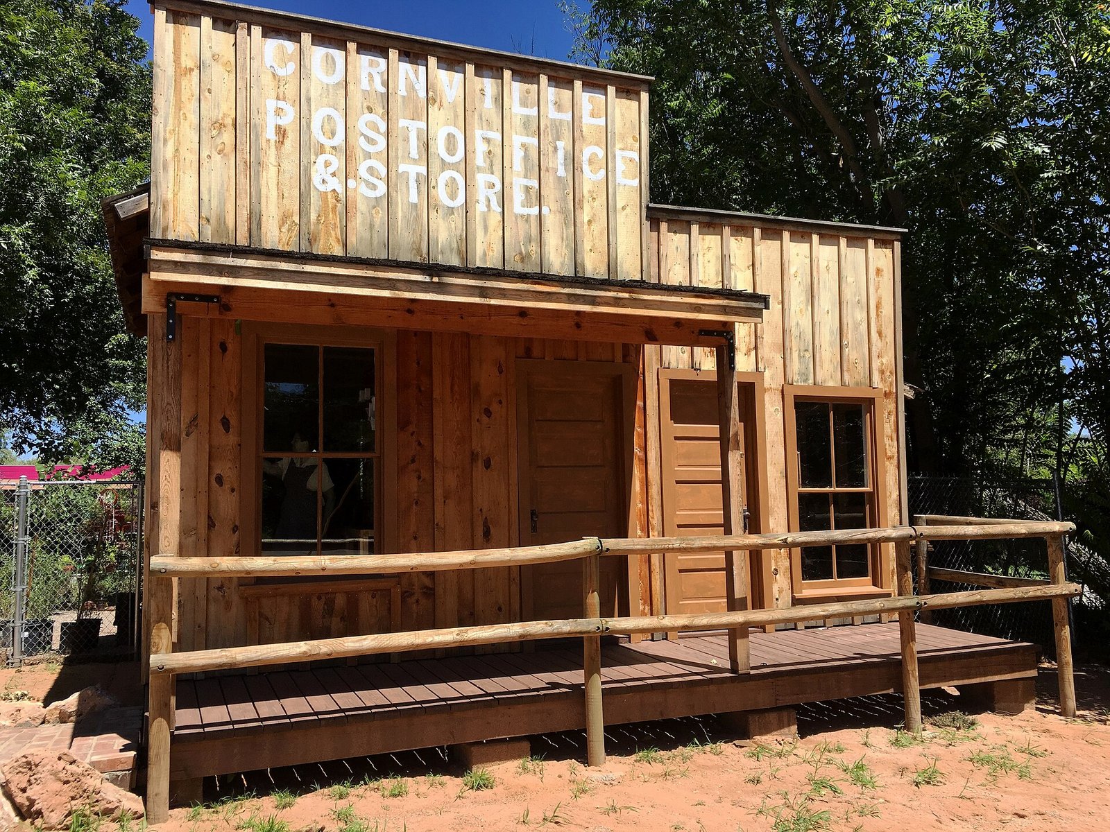 Recreated historic Cornville Post Office and Store