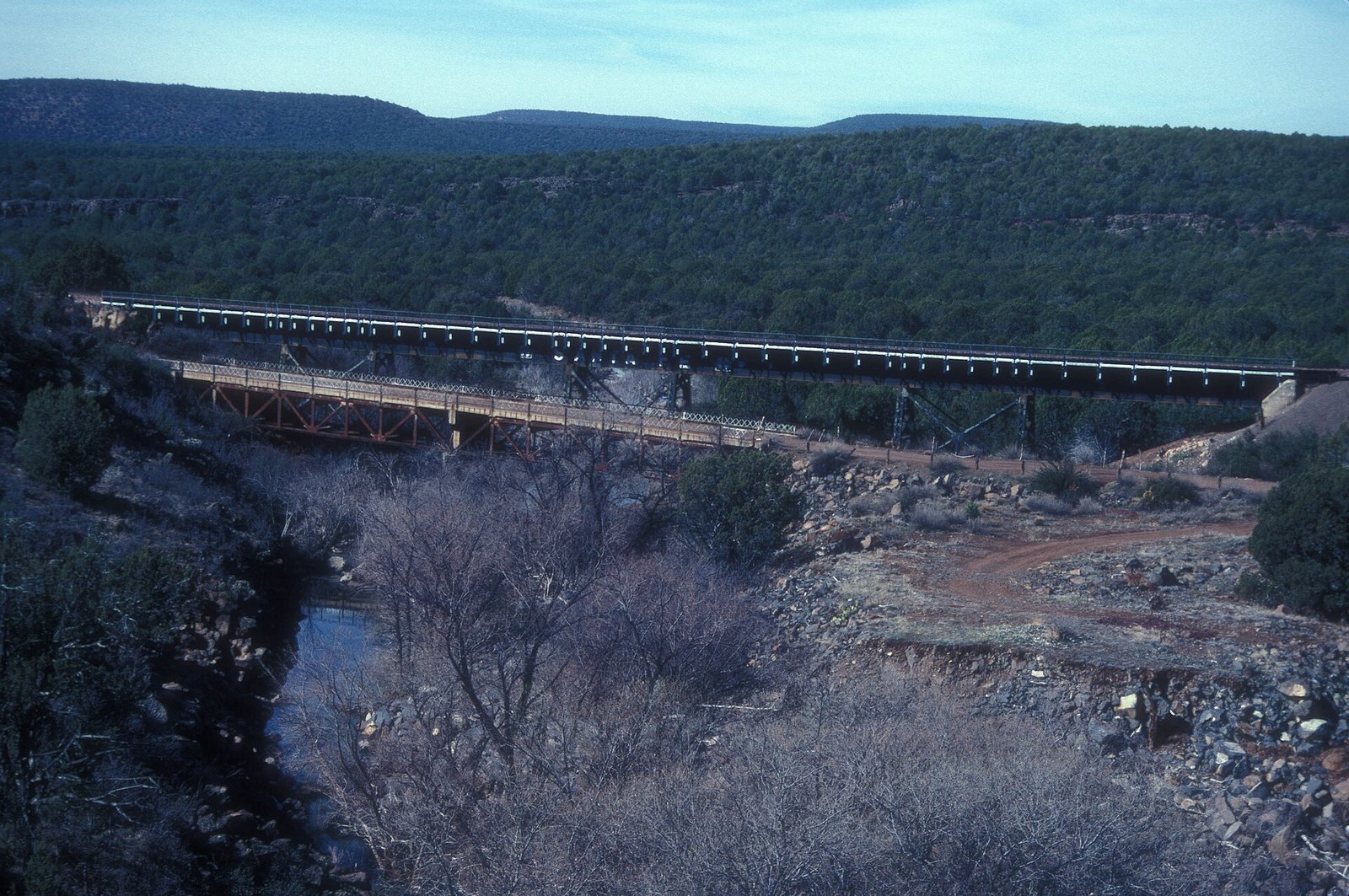 Historic Little Hell Canyon Bridge in northern Yavapai County