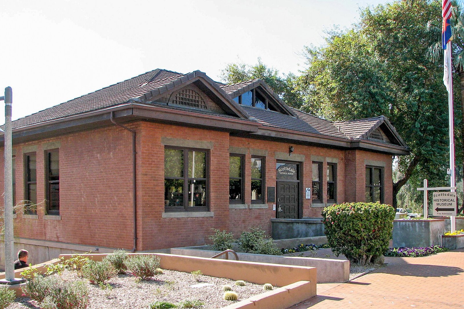 Scottsdale Historical Museum in the Little Red Schoolhouse