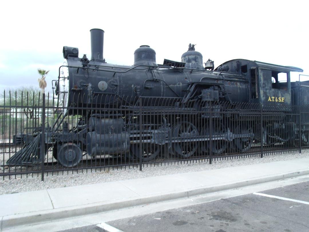 Historic Engine 761 steam locomotive in Wickenburg