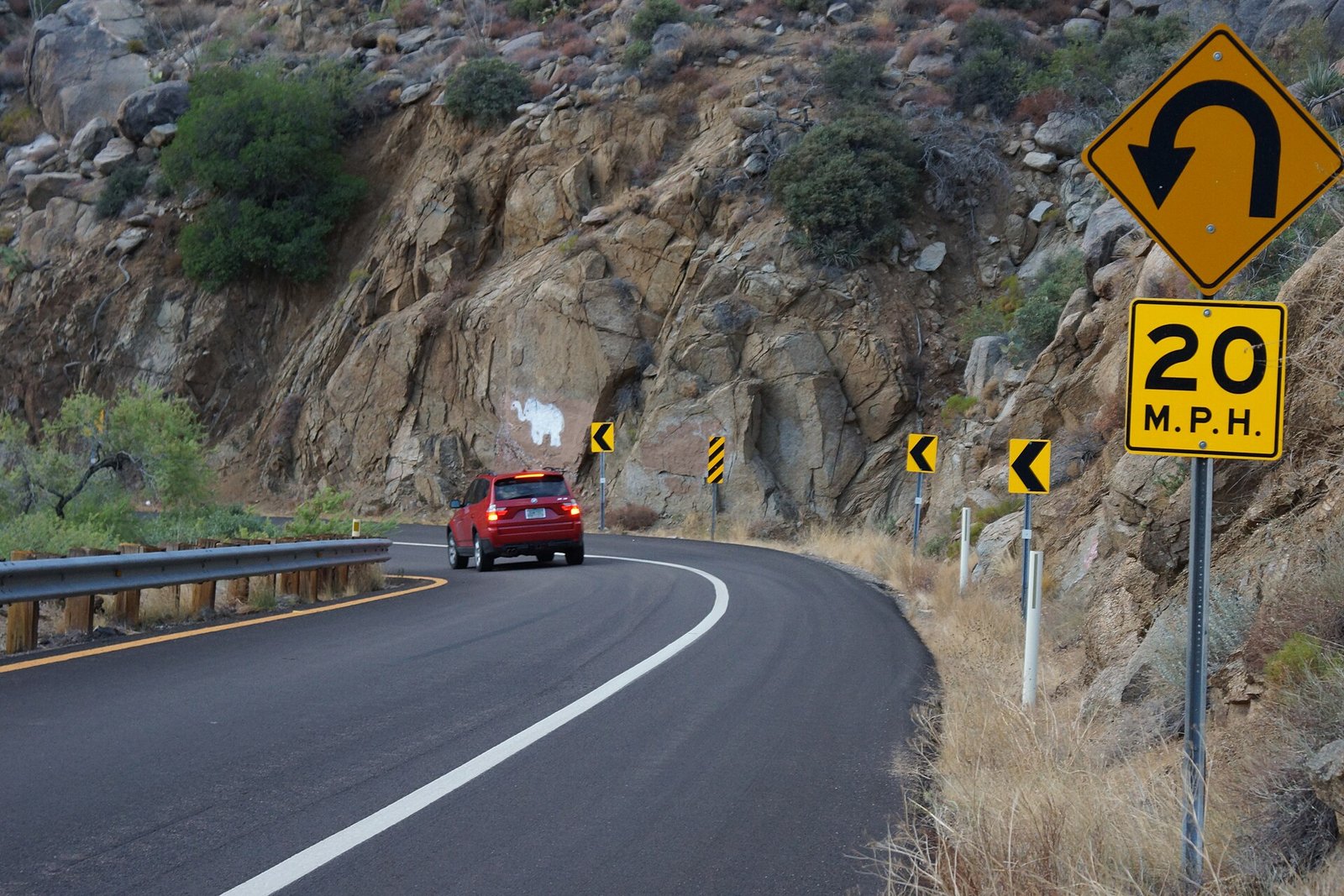 Elephant Curve on Yarnell Grade