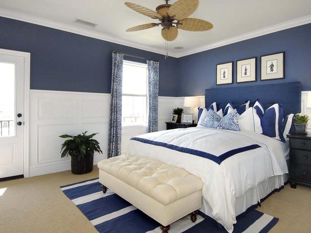 Blue Tones with White Accents